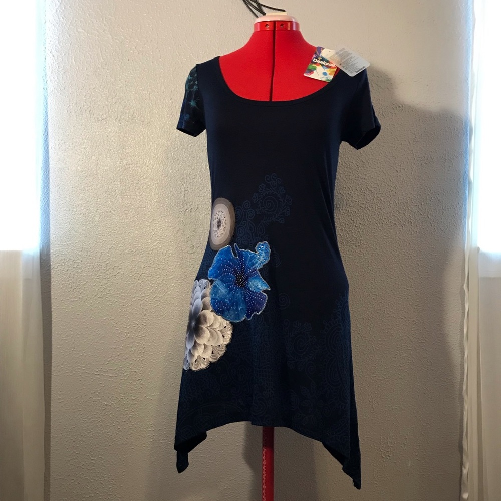 Short Blue Desigual Dress